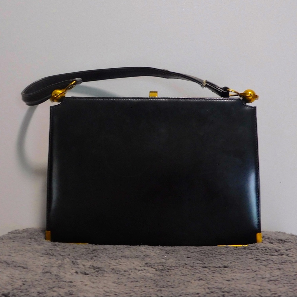 VINTAGE Dofan black handbag
